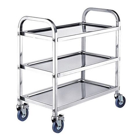 Xe đẩy thức ăn 3 tầng inox AF08164