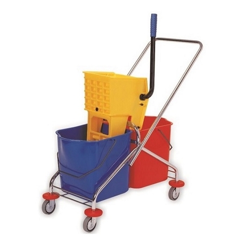 Xe vắt nước lau sàn nhà công nghiệp đôi 52L, mã AF08071