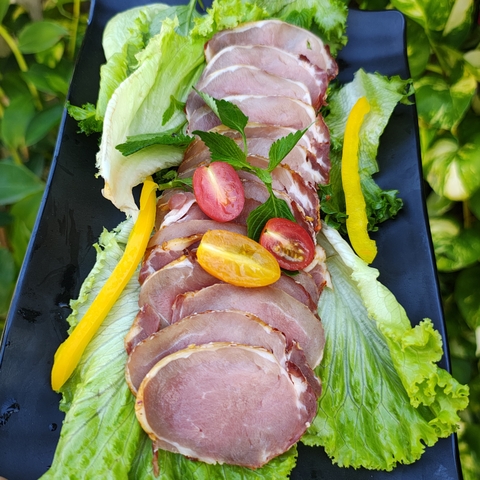 Smoked pork tenderloin 100g (sliced)