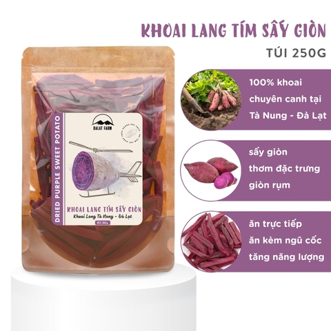 Khoai Lang Tím Sấy Giòn