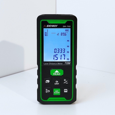 Thước đo khoảng cách Laser tia xanh SNDWAY SW-70G