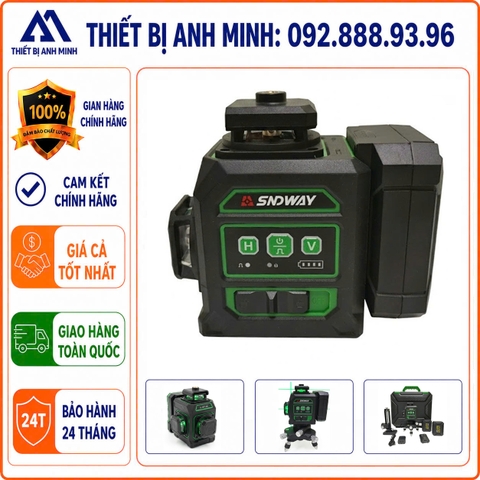 Máy cân bằng Laser 12 tia xanh SNDWAY H-D713G