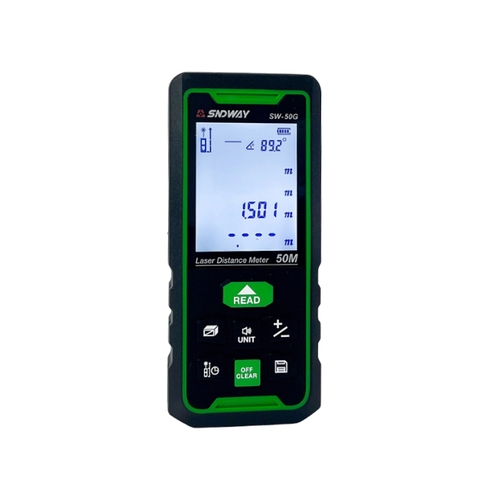 Thước đo khoảng cách Laser tia xanh SNDWAY SW-50G