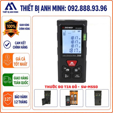 Máy đo khoảng cách Laser tia đỏ SNDWAY MS-50