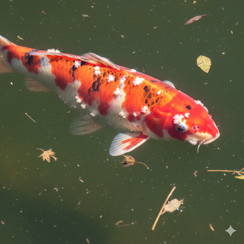 Bệnh nấm (Fungal Infection) trên cá koi