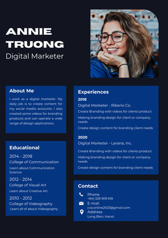 CVA013 - Mẫu CV Xin Việc