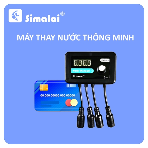Máy Thay Nước Tự Động Simalai Water Change – Bù Nước & Cảnh Báo Thông Minh Cho Bể Cá