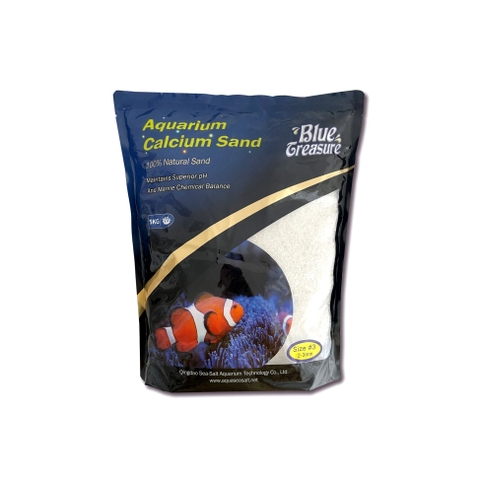 CÁT CHO HỒ CÁ BIỂN BLUE TREASURE CALCIUM SAND 5KG