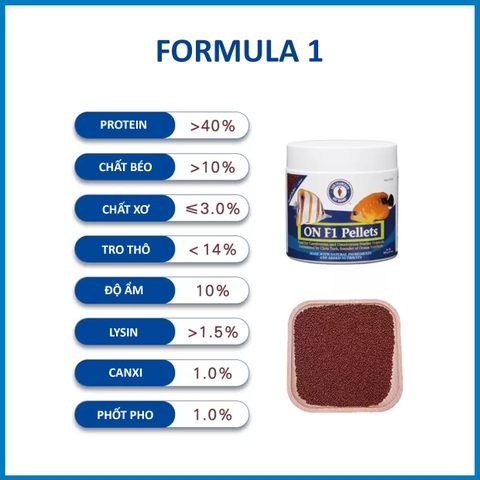 Thức ăn cho cá cảnh biển Ocean Nutrition Formula One 1000G - Dinh dưỡng cao cấp | Aquatick