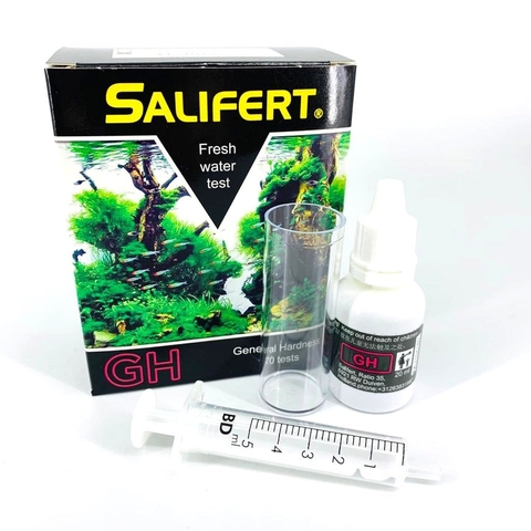 Salifert General Hardness (GH) Profi-Test – Bộ Kit Kiểm Tra Độ Cứng Tổng Cho Hồ Nước Ngọt