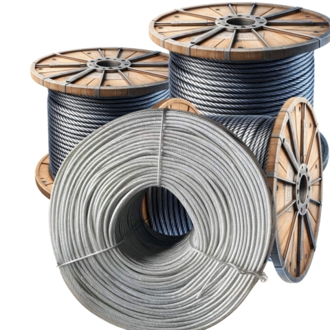 Dây Cáp Thép Lụa Bọc Nhựa 6mm (D6, 6 ly)