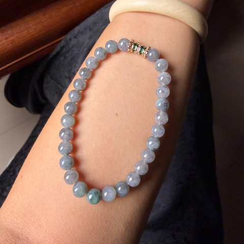 Vòng ngọc gà đen size 6.7-7mm