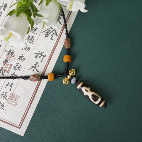Vòng cổ Dzi ngũ lộ thần tài- CTKM