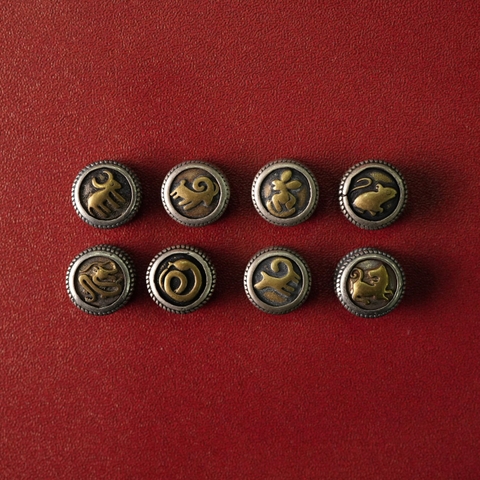 Charm bạc 12 con giáp