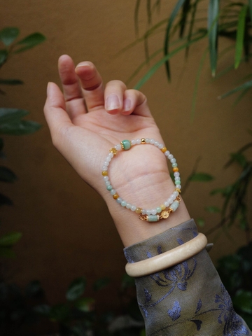 Vòng ngọc cẩm thạch đa bảo