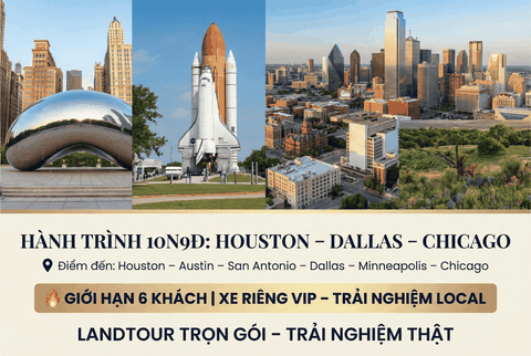 LANDTOUR  HOUSTON - DALLAS - CHICAGO