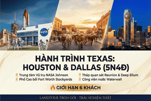 LANDTOUR HOUSTON - DALLAS 5N4Đ