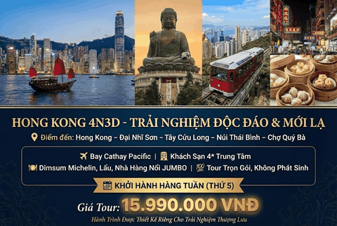 Hồng Kông 4N3Đ - Hành trình khác biệt