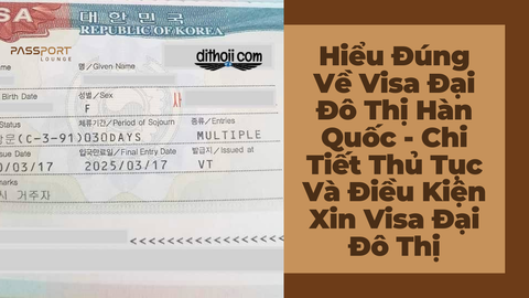 Hiểu Đúng Về Visa Đại Đô Thị Hàn Quốc - Chi Tiết Thủ Tục Và Điều Kiện Xin Visa Đại Đô Thị