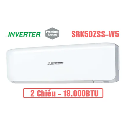 Điều hòa Mitsubishi Heavy SRK/SRC50ZSPS-W5 -2.0HP-2 chiều inverter