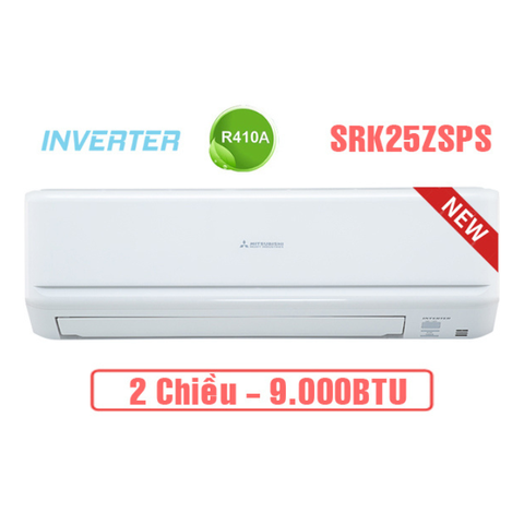 Mitsubishi Heavy SRK25ZSPS-W5-1.0HP-2 chiều inverter