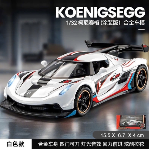 Ô tô sắt koenigsegg 1:32