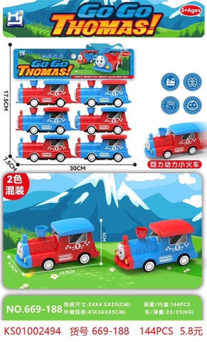 Túi 6 xe tàu thomas