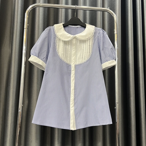 Áo bầu công sở, kiểu dáng thời trang, vải mềm mát, đủ size cho mẹ bầu