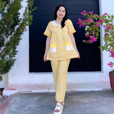 Bộ bầu và sau sinh, kiểu dáng thời trang, vải mềm mại thoải mái cho mẹ bầu