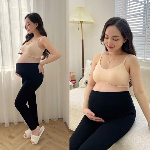 Quần bầu legging, quần bầu dài, đủ size từ 45kg - 100kg, vải quần mềm đẹp, đanh lỳ, đứng form dáng