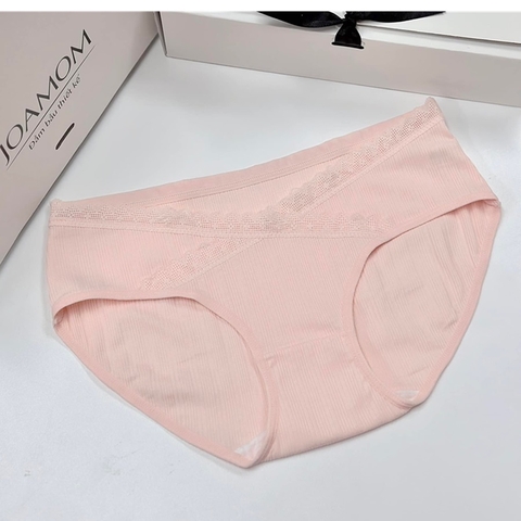 Quần lót bầu cotton mềm mịn, mát nhẹ, cạp chéo đáp ren