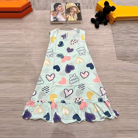 Váy bầu lanh sát nách mùa hè, mặc nhà siêu mát, freesize dưới 62kg