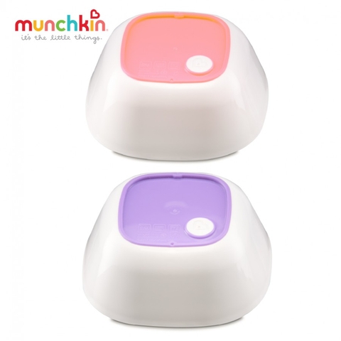 Bộ 2 bát chống trượt Munchkin MK11466 (Hồng - Tím)