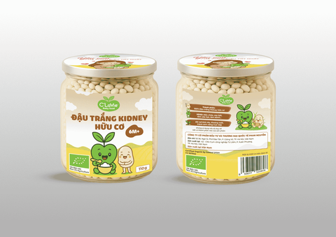 Đậu trắng kidney hữu cơ C'LaVie 110g (6M+)