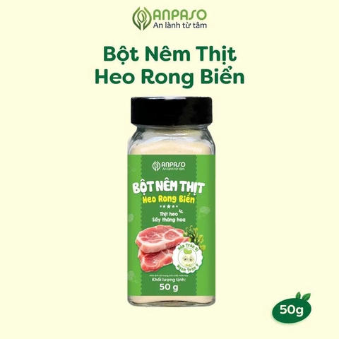 Bột Nêm Thịt Heo Rong Biển 50g (6M+)