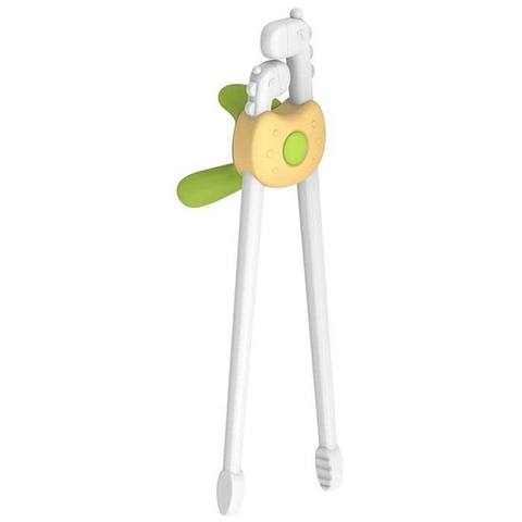 Đũa tập ăn Hallysen hình hươu màu vàng