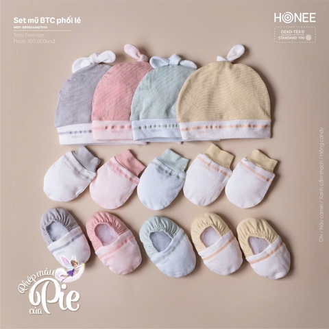 Set mũ BTC phối lé Honee 7010