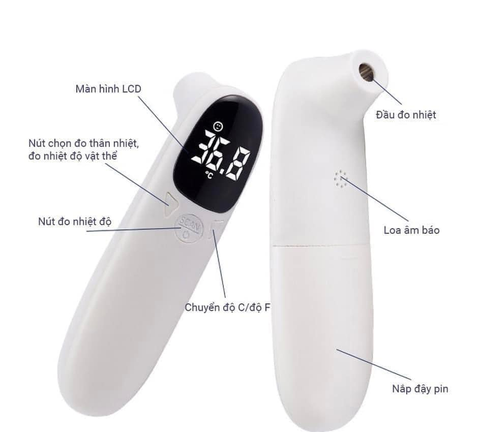 Nhiệt kế hồng ngoại Kiluta