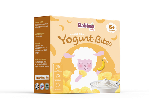 Sữa chua sấy lạnh Babba's vị chuối 16g (6M+)