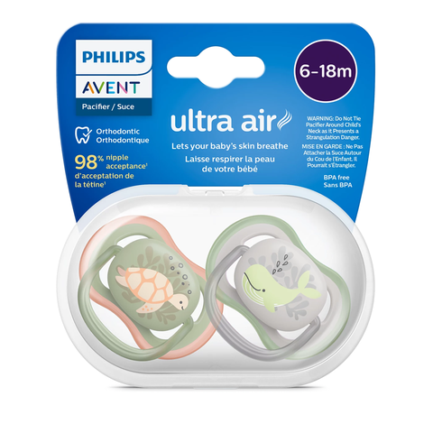 Ty ngậm thông khí Philips Avent (SCF085/60, 6-18M, vỉ đôi)