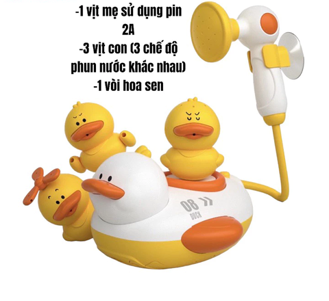 Đồ chơi nhà tắm vòi sen vịt
