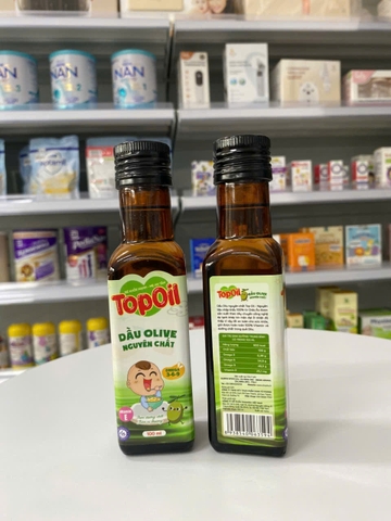 Dầu Olive nguyên chất Topoil 100ml