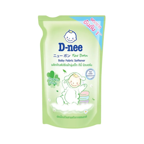 Nước xả vải Dnee màu xanh lá hương nha đam (túi 550ml)