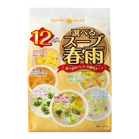 Miến ăn liền Hikari Miso (12 gói - 6 vị)
