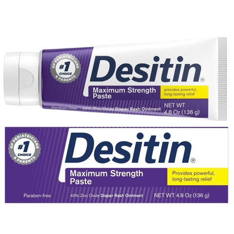 Kem trị hăm Desitin Mỹ màu tím 136g (Trị hăm nặng)