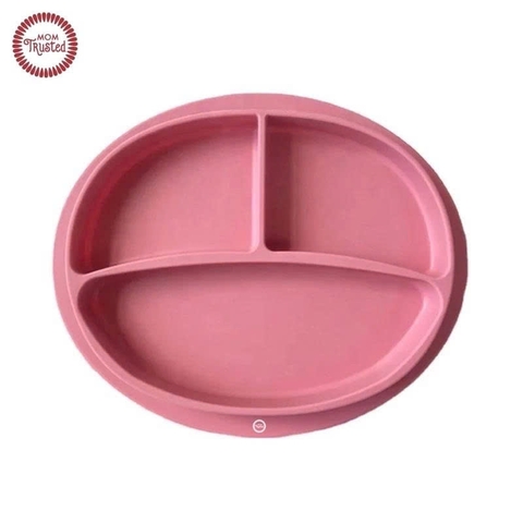 Khay chia ngăn silicone chống đổ Mom Trusted (màu ngẫu nhiên)