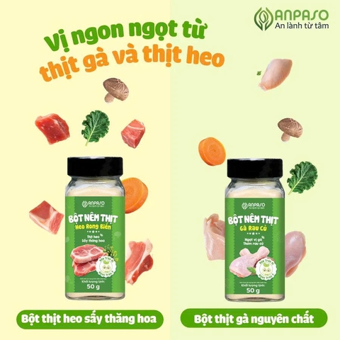 Bột Nêm Thịt Heo Rong Biển 50g (6M+)