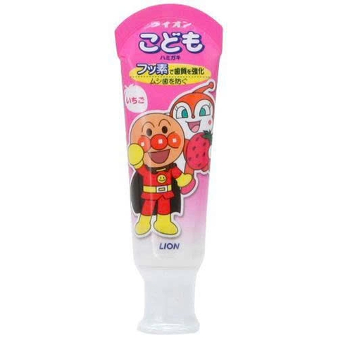 Kem Đánh Răng trẻ em Lion vị Dâu Tây 40g (1Y+)
