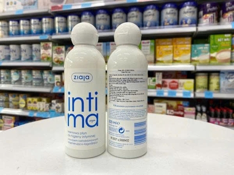 Dung Dịch Vệ Sinh Phụ Nữ Intima Ziaja 200ml Ba Lan (Xanh nhạt - viêm nặng, viêm vừa)