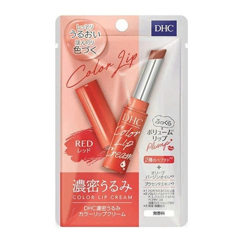 Son dưỡng môi có màu DHC Color Lip (màu đỏ)